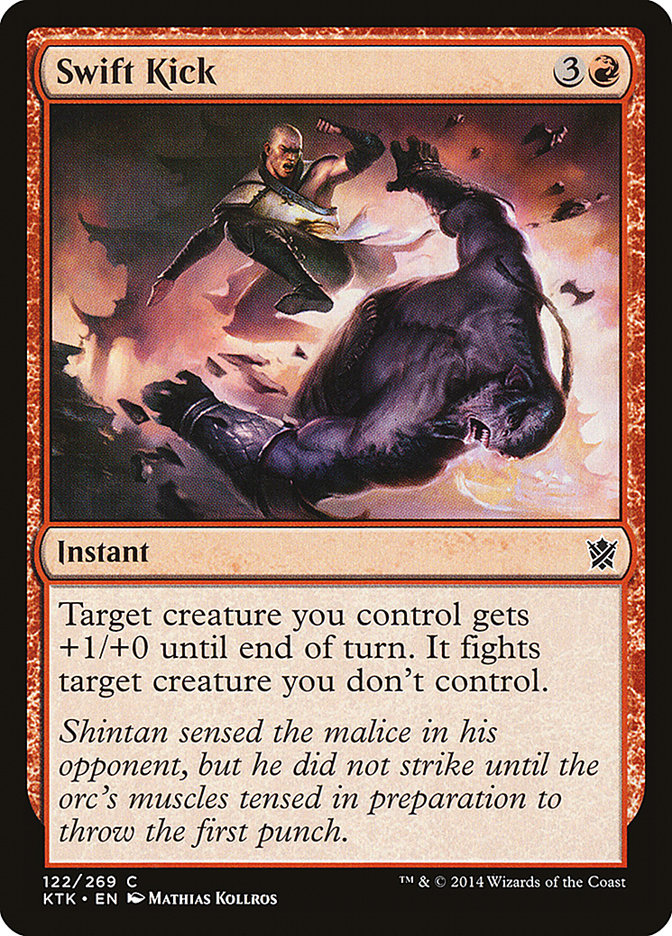 Swift Kick [Khans of Tarkir] (KTK 122)