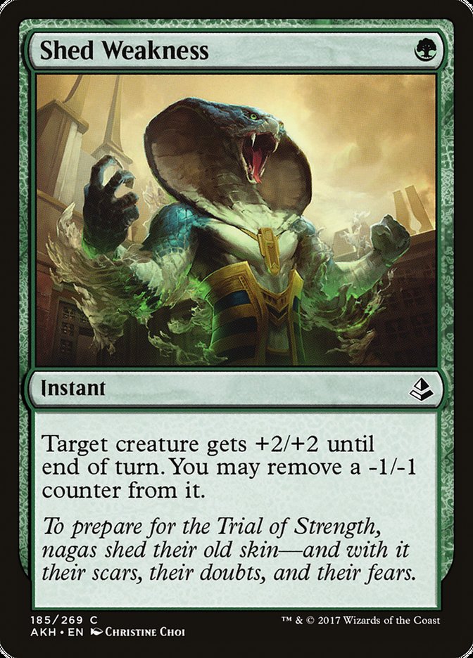 Shed Weakness [Amonkhet] (AKH 185)
