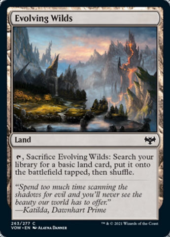 Evolving Wilds [Innistrad: Crimson Vow] (VOW 263)