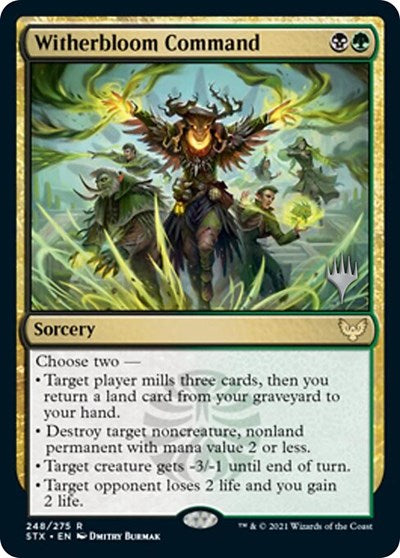 Witherbloom Command (Promo Pack) [Strixhaven: School of Mages Promos] (PSTX 248)