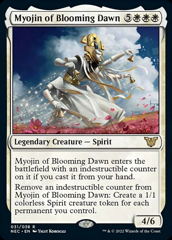 Myojin of Blooming Dawn [Kamigawa: Neon Dynasty Commander] (NEC 31)