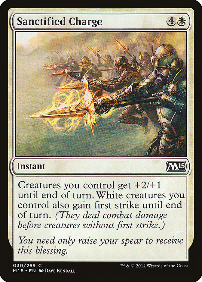 Sanctified Charge [Magic 2015] (M15 30)