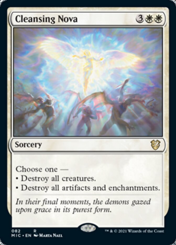 Cleansing Nova [Innistrad: Midnight Hunt Commander] (MIC 82)