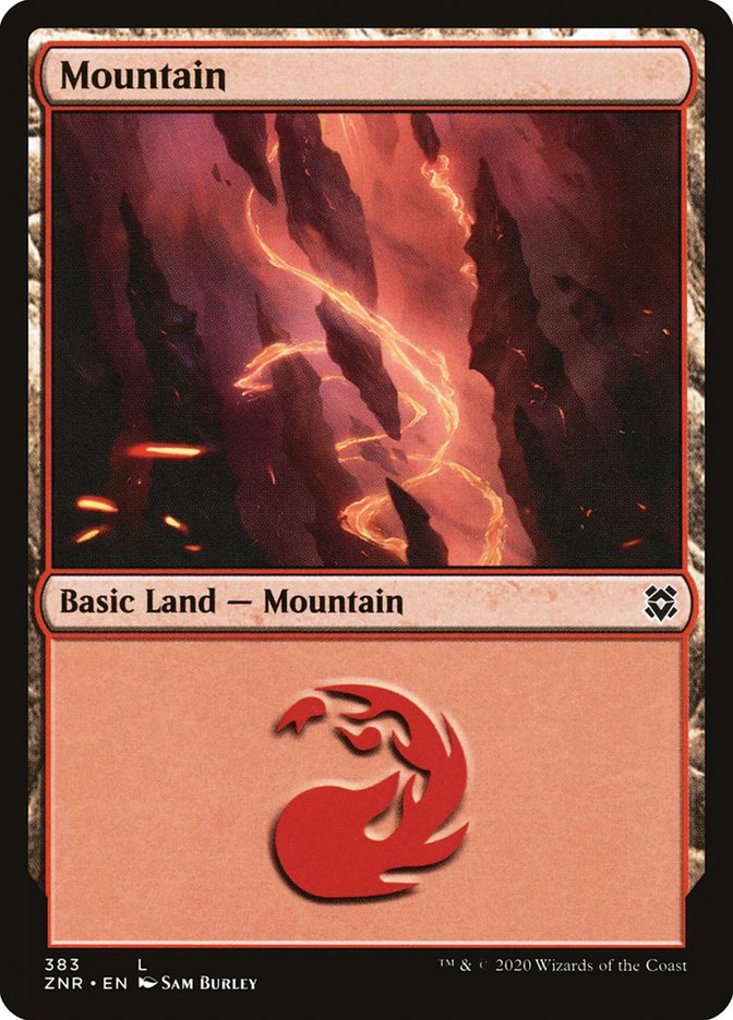 Mountain (383) [Zendikar Rising] (ZNR 383)