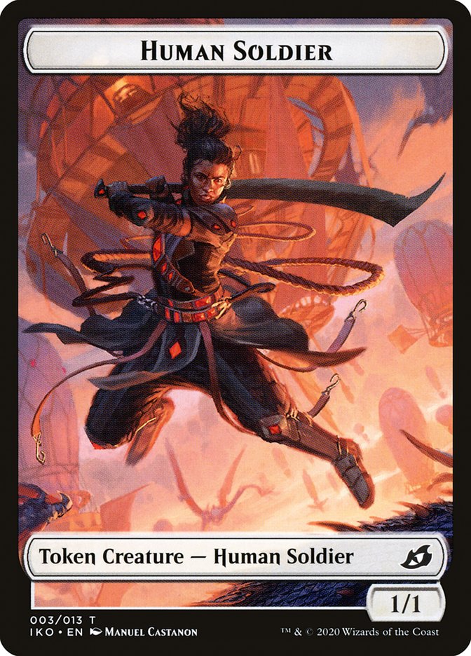 Human Soldier Token (003) [Ikoria: Lair of Behemoths]