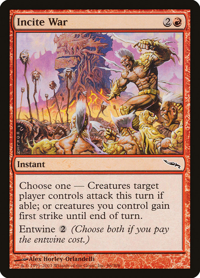 Incite War [Mirrodin] (MRD 96)
