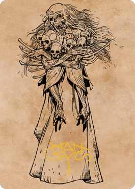 Myrkul, Lord of Bones Art Card (Gold-Stamped Signature) [Commander Legends: Battle for Baldur's Gate Art Series]