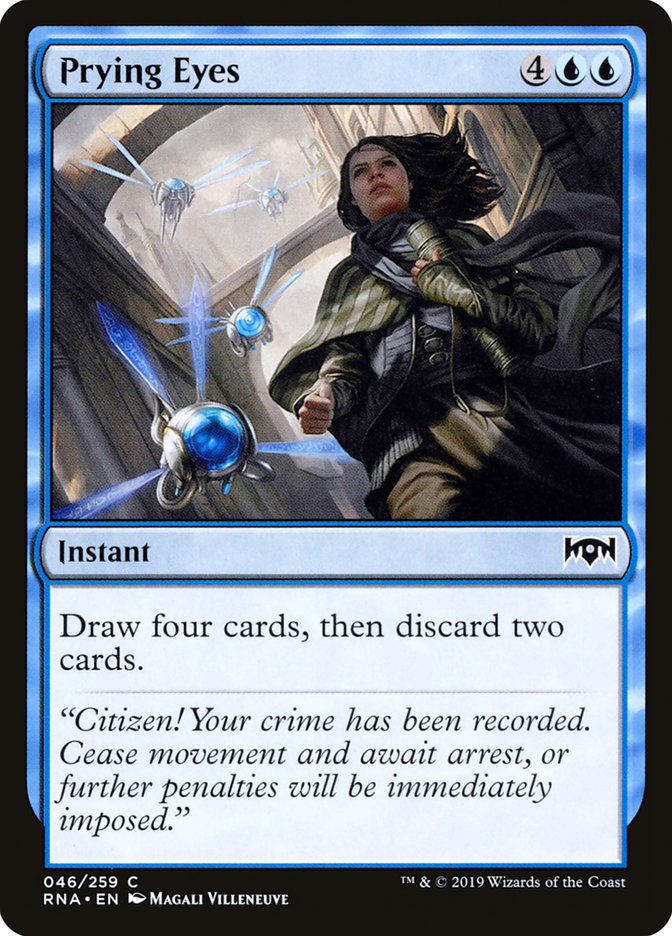 Prying Eyes [Ravnica Allegiance] (RNA 46)