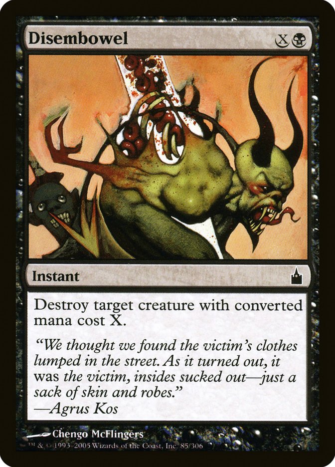 Disembowel [Ravnica: City of Guilds] (RAV 85)