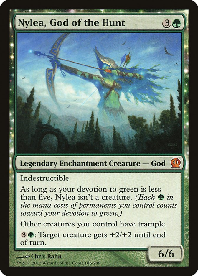 Nylea, God of the Hunt [Theros] (THS 166)