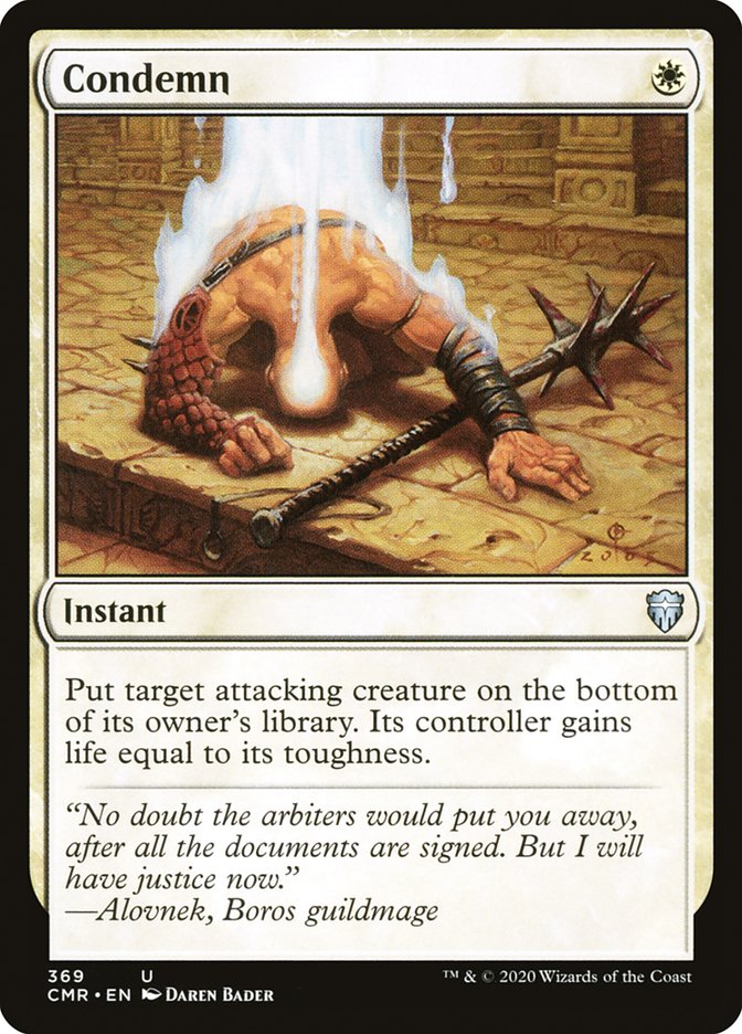 Condemn [Commander Legends] (CMR 369)