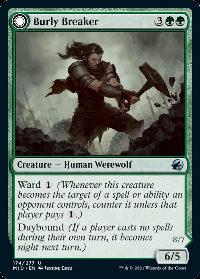 Burly Breaker // Dire-Strain Demolisher [Innistrad: Midnight Hunt] (MID 174)