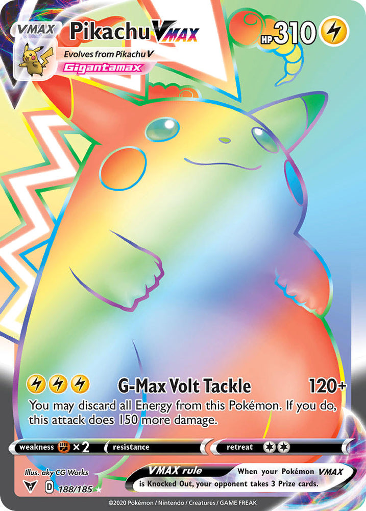 Pikachu VMAX (188) [Sword & Shield: Vivid Voltage]