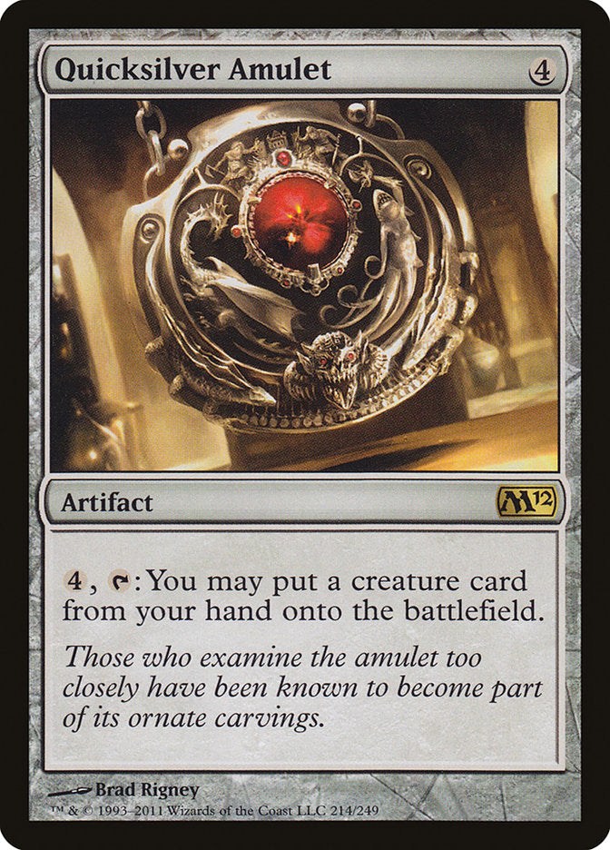 Quicksilver Amulet [Magic 2012] (M12 214)