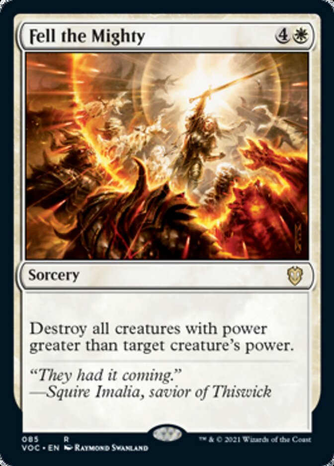 Fell the Mighty [Innistrad: Crimson Vow Commander] (VOC 85)