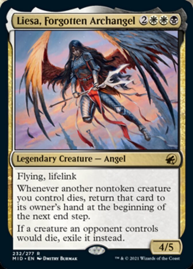 Liesa, Forgotten Archangel [Innistrad: Midnight Hunt] (MID 232)