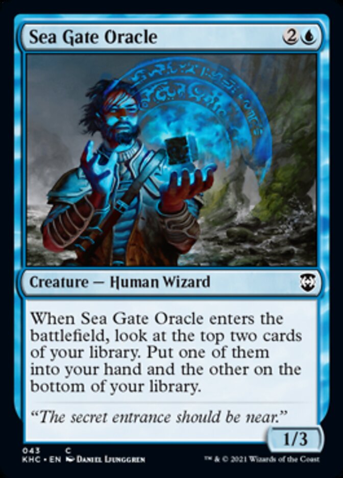 Sea Gate Oracle [Kaldheim Commander] (KHC 43)