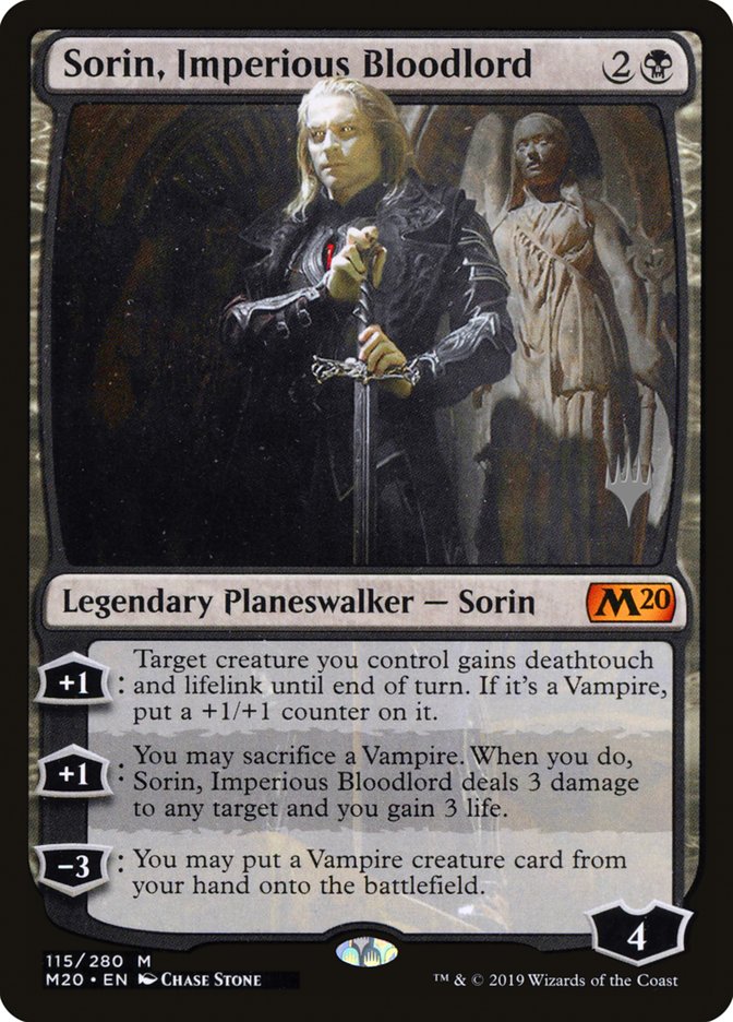 Sorin, Imperious Bloodlord (Promo Pack) [Core Set 2020 Promos] (PM20 115P)