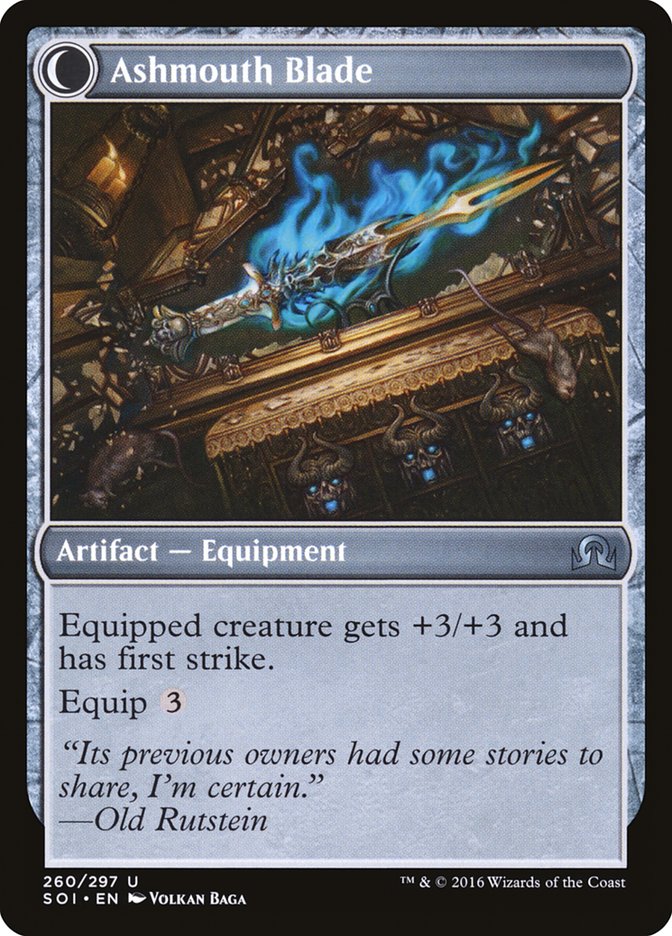 Neglected Heirloom // Ashmouth Blade [Shadows over Innistrad] (SOI 260)