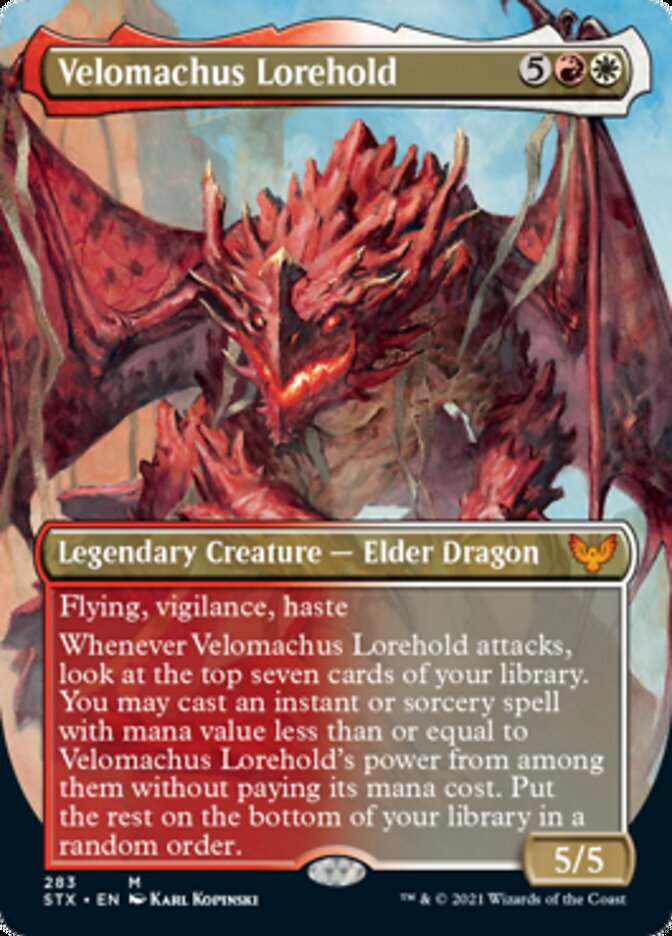Velomachus Lorehold (Extended) [Strixhaven: School of Mages] (STX 283)