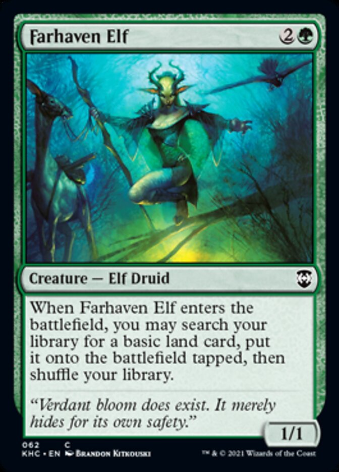 Farhaven Elf [Kaldheim Commander] (KHC 62)