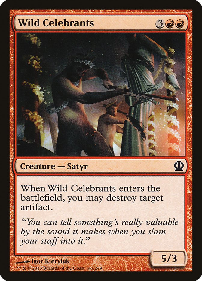 Wild Celebrants [Theros] (THS 147)