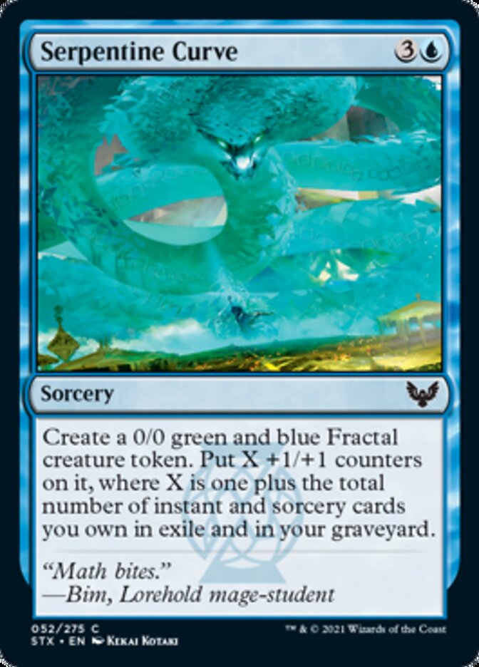 Serpentine Curve [Strixhaven: School of Mages] (STX 52)