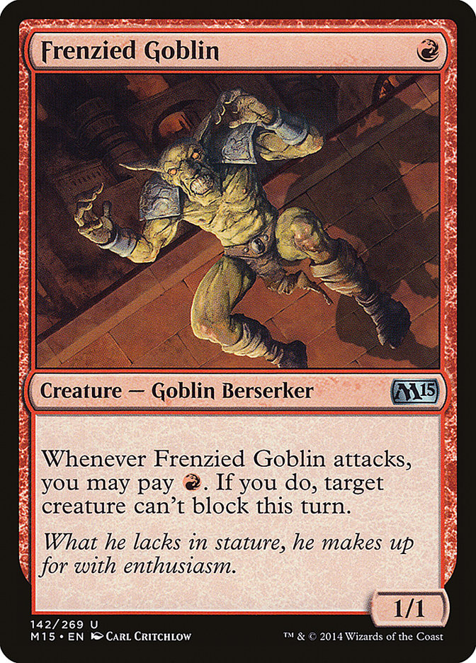 Frenzied Goblin [Magic 2015] (M15 142)