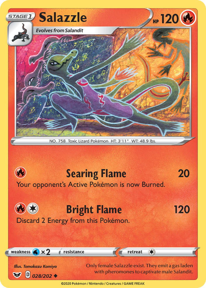 Salazzle (28/202) [Sword & Shield: Base Set]