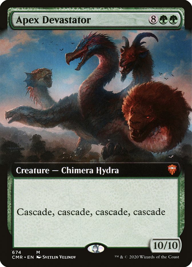 Apex Devastator (Extended Art) [Commander Legends] (CMR 674)
