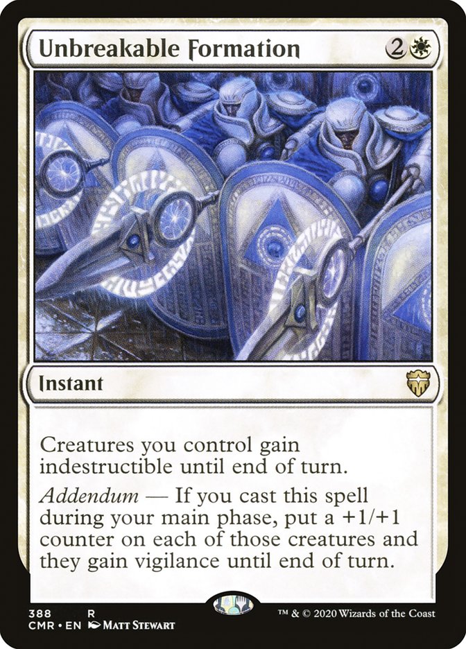 Unbreakable Formation [Commander Legends] (CMR 388)