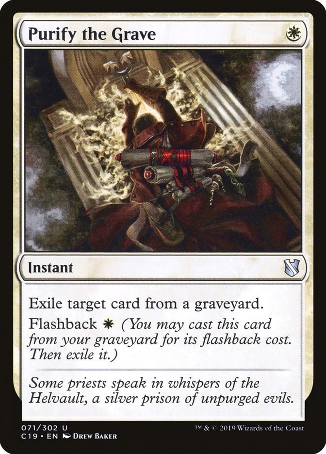 Purify the Grave [Commander 2019] (C19 71)