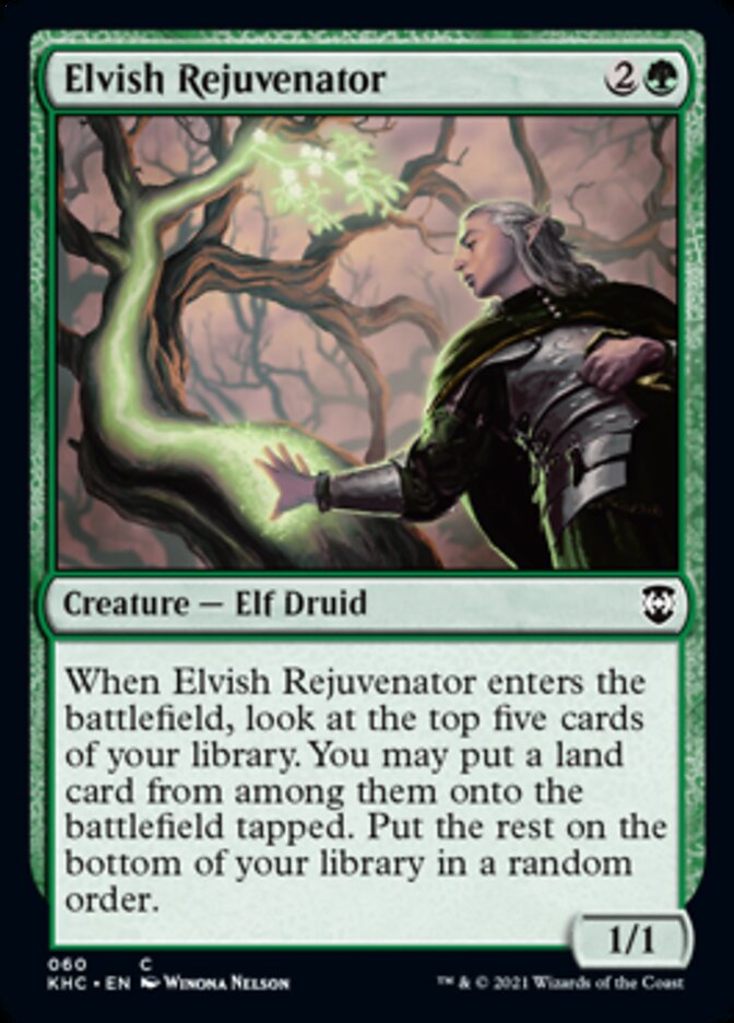 Elvish Rejuvenator [Kaldheim Commander] (KHC 60)