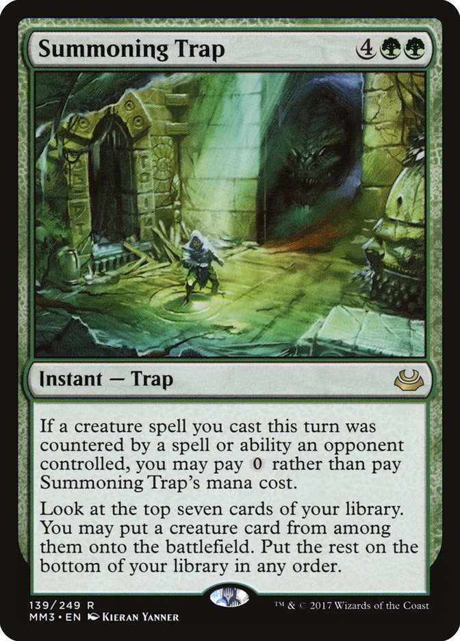 Summoning Trap [Modern Masters 2017] (MM3 139)