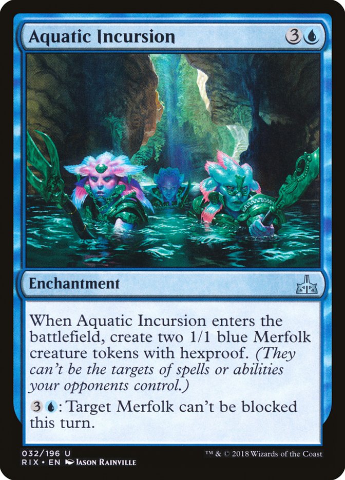 Aquatic Incursion [Rivals of Ixalan] (RIX 32)