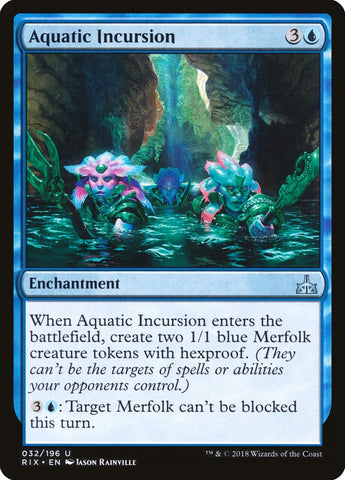 Aquatic Incursion [Rivals of Ixalan] (RIX 32)