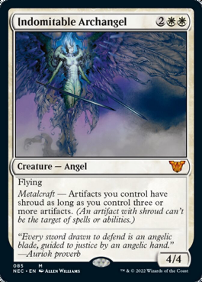 Indomitable Archangel [Kamigawa: Neon Dynasty Commander] (NEC 85)