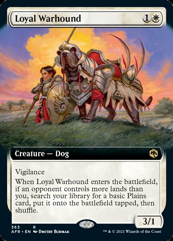 Loyal Warhound (Extended) [Dungeons & Dragons: Adventures in the Forgotten Realms] (AFR 363)
