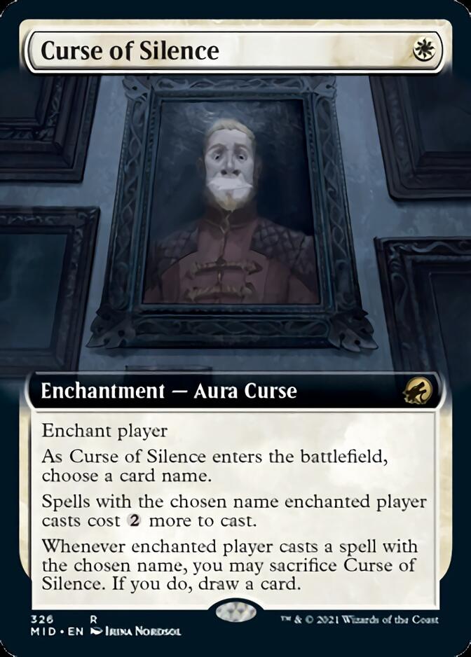 Curse of Silence (Extended) [Innistrad: Midnight Hunt] (MID 326)