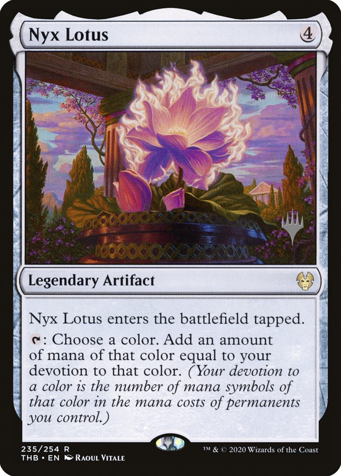 Nyx Lotus (Promo Pack) [Theros Beyond Death Promos] (PTHB 235P)