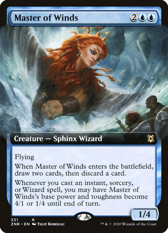 Master of Winds (Extended Art) [Zendikar Rising] (ZNR 331)