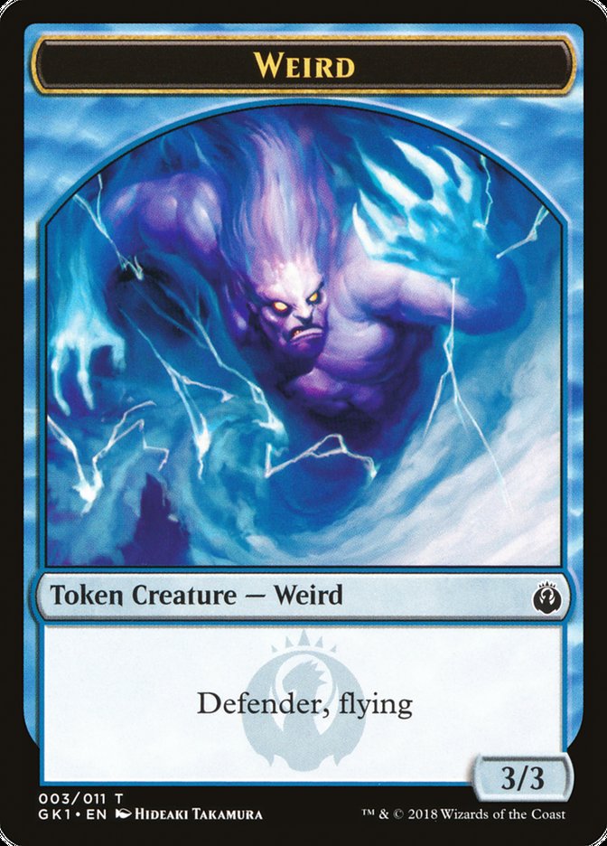 Weird [GRN Guild Kit Tokens] (TGK1 3)