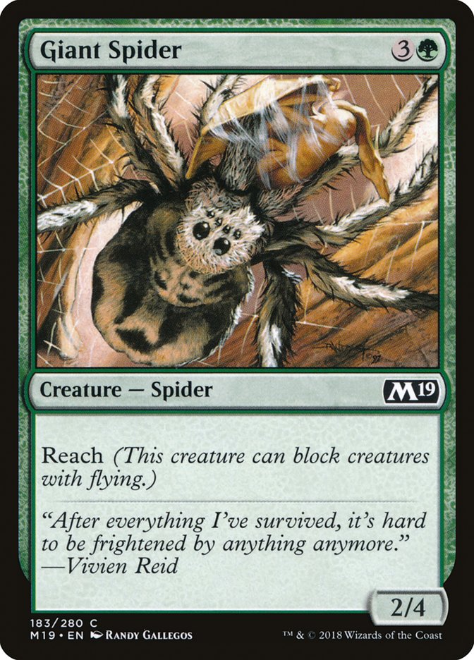 Giant Spider [Core Set 2019] (M19 183)