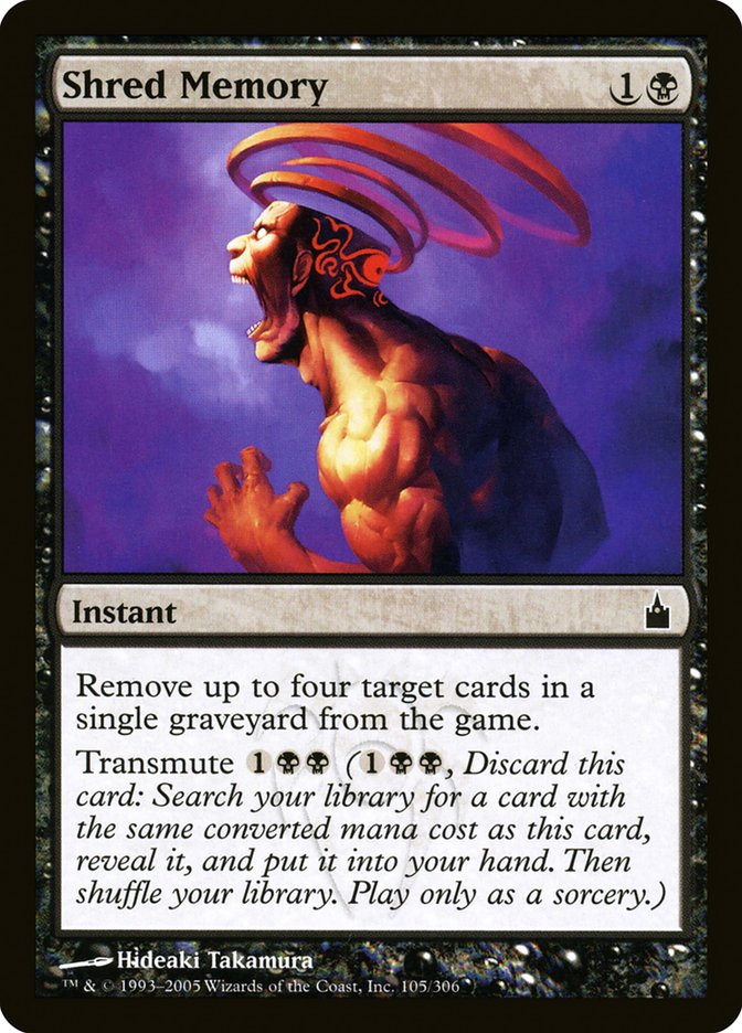 Shred Memory [Ravnica: City of Guilds] (RAV 105)