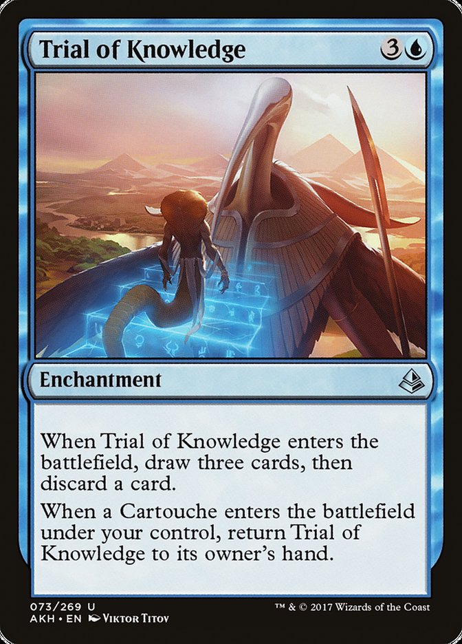 Trial of Knowledge [Amonkhet] (AKH 73)