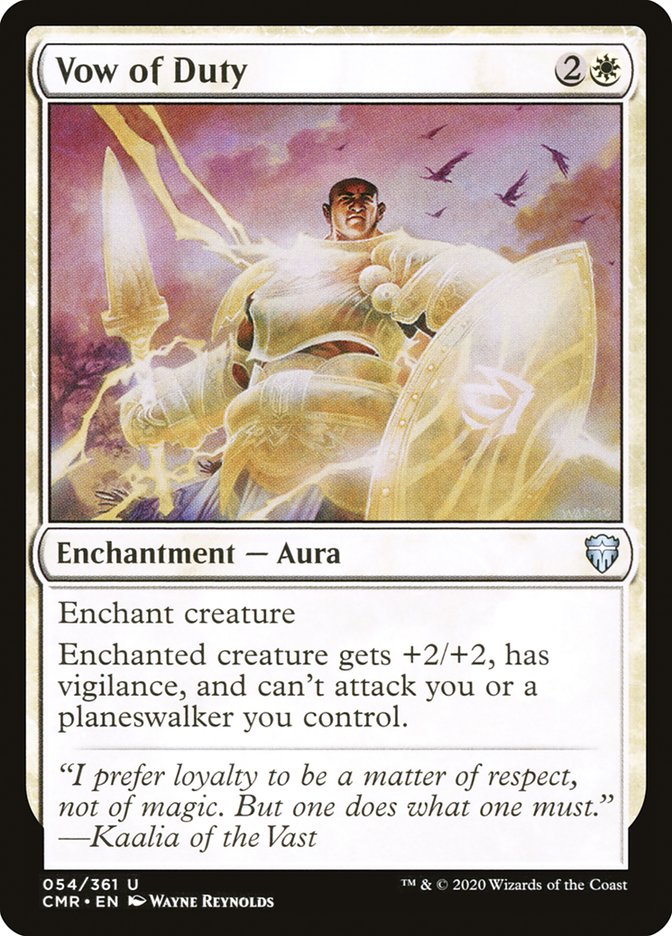 Vow of Duty [Commander Legends] (CMR 54)