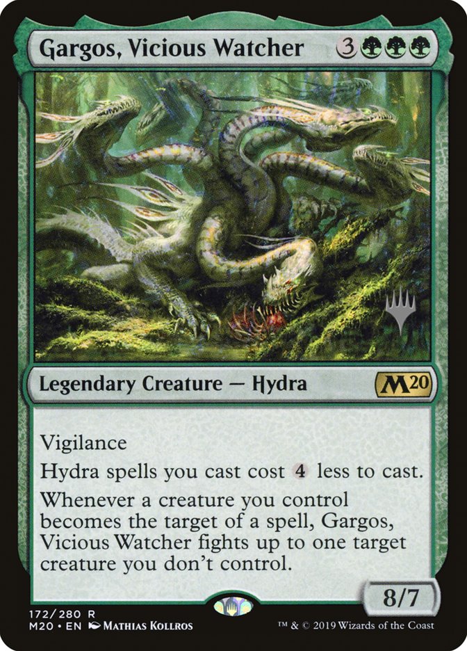 Gargos, Vicious Watcher (Promo Pack) [Core Set 2020 Promos] (PM20 172P)