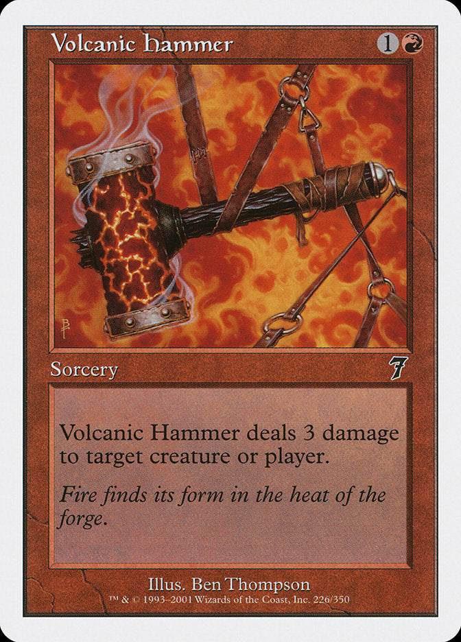 Volcanic Hammer [Seventh Edition] (7ED 226)
