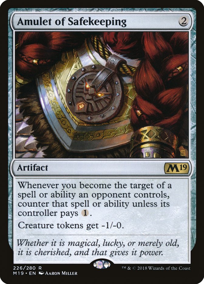 Amulet of Safekeeping [Core Set 2019] (M19 226)
