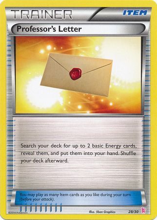 Professor's Letter (28/30) [XY: Trainer Kit - Sylveon & Noivern]